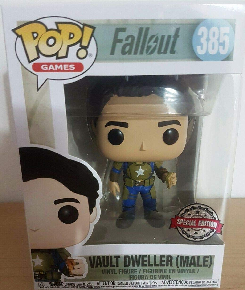 Funko POP! Games Fallout Vault Dweller (Male) #385 [Mentats] Exclusive