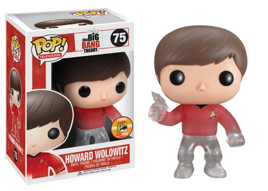 Funko POP Television Howard Star Trek Red Shirt with Gun Vinyl Figure (SDCC Exclusive)