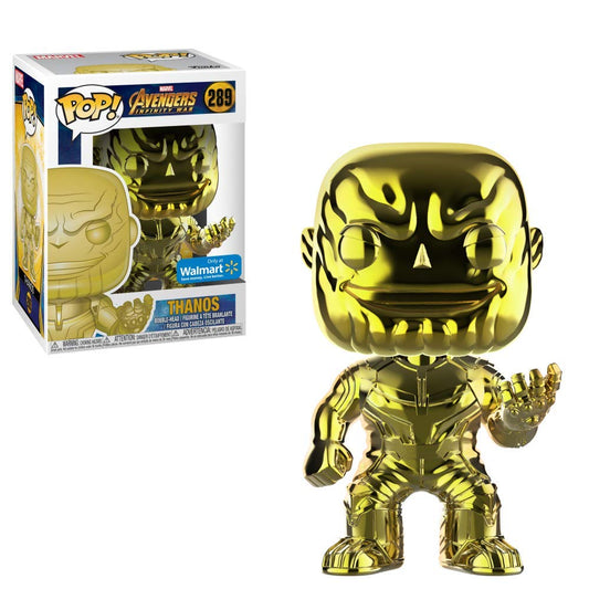 Funko POP! Marvel Infinity War Thanos #289 [Yellow Chrome] Exclusive