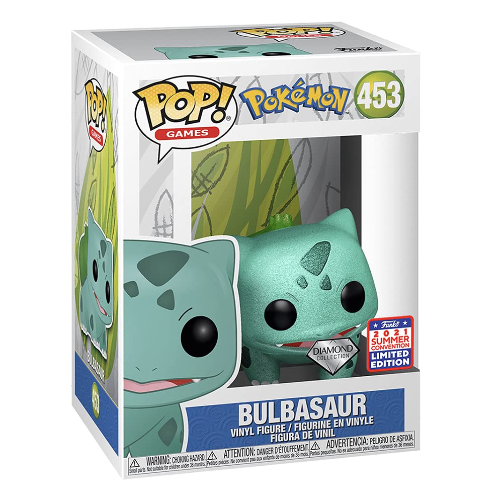 Funko POP! Games Pokemon Bulbasaur #453 [Diamond Collection] Exclusive