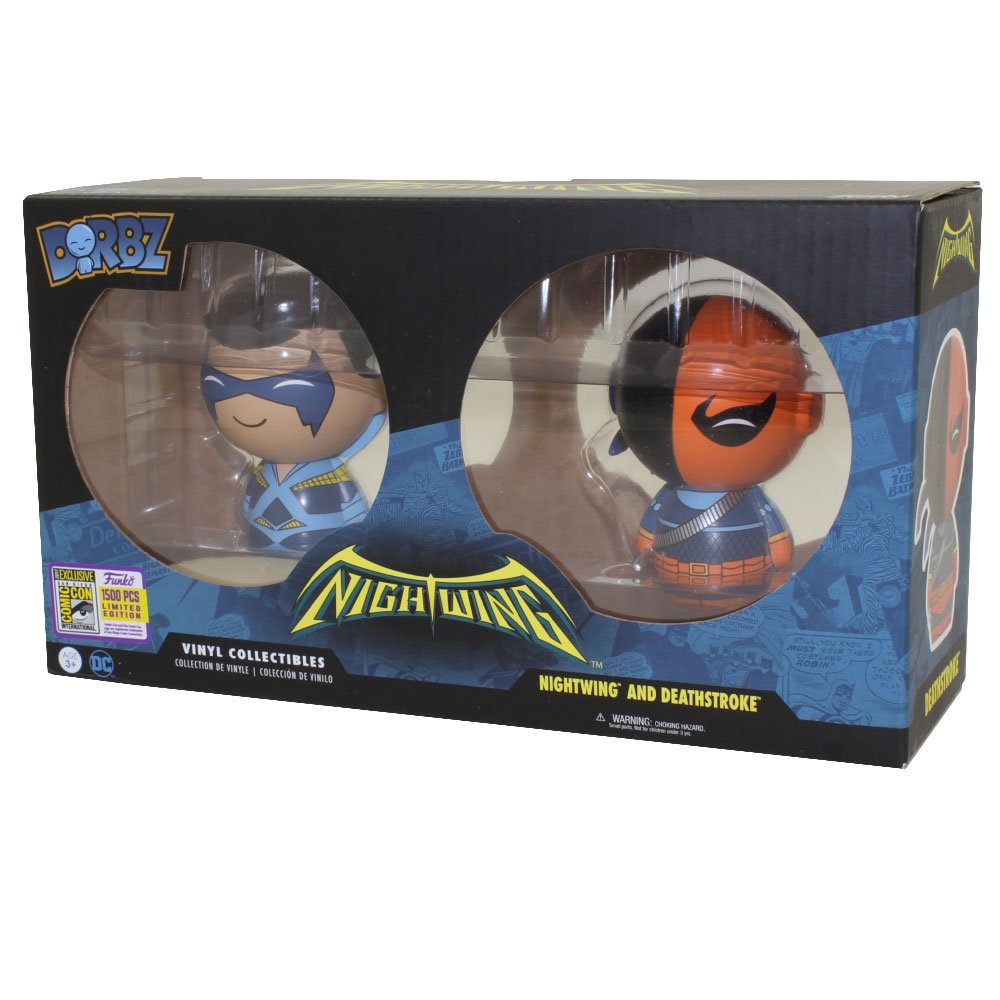 Funko Dorbz DC Nightwing & Deathstroke 2 Pack Dorbz Figures LE 1500 Exclusive