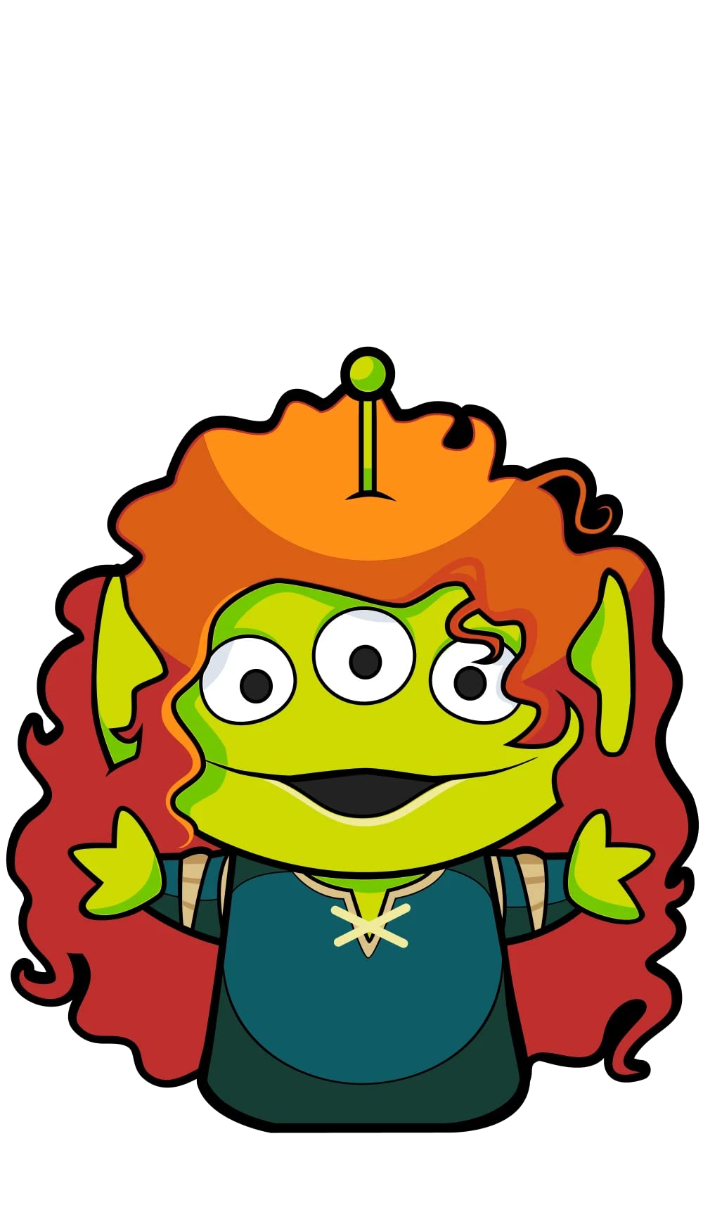 FiGPiN Disney Pixar Alien Remix Merida #417