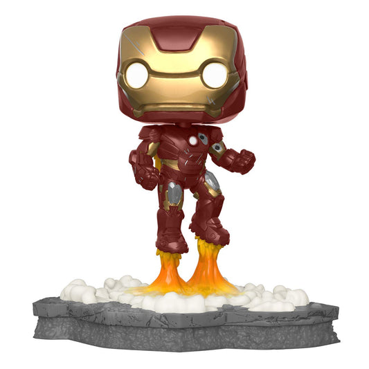 Funko POP! Deluxe Marvel Avengers Assemble Series Iron Man Exclusive, Figure 1 of 6