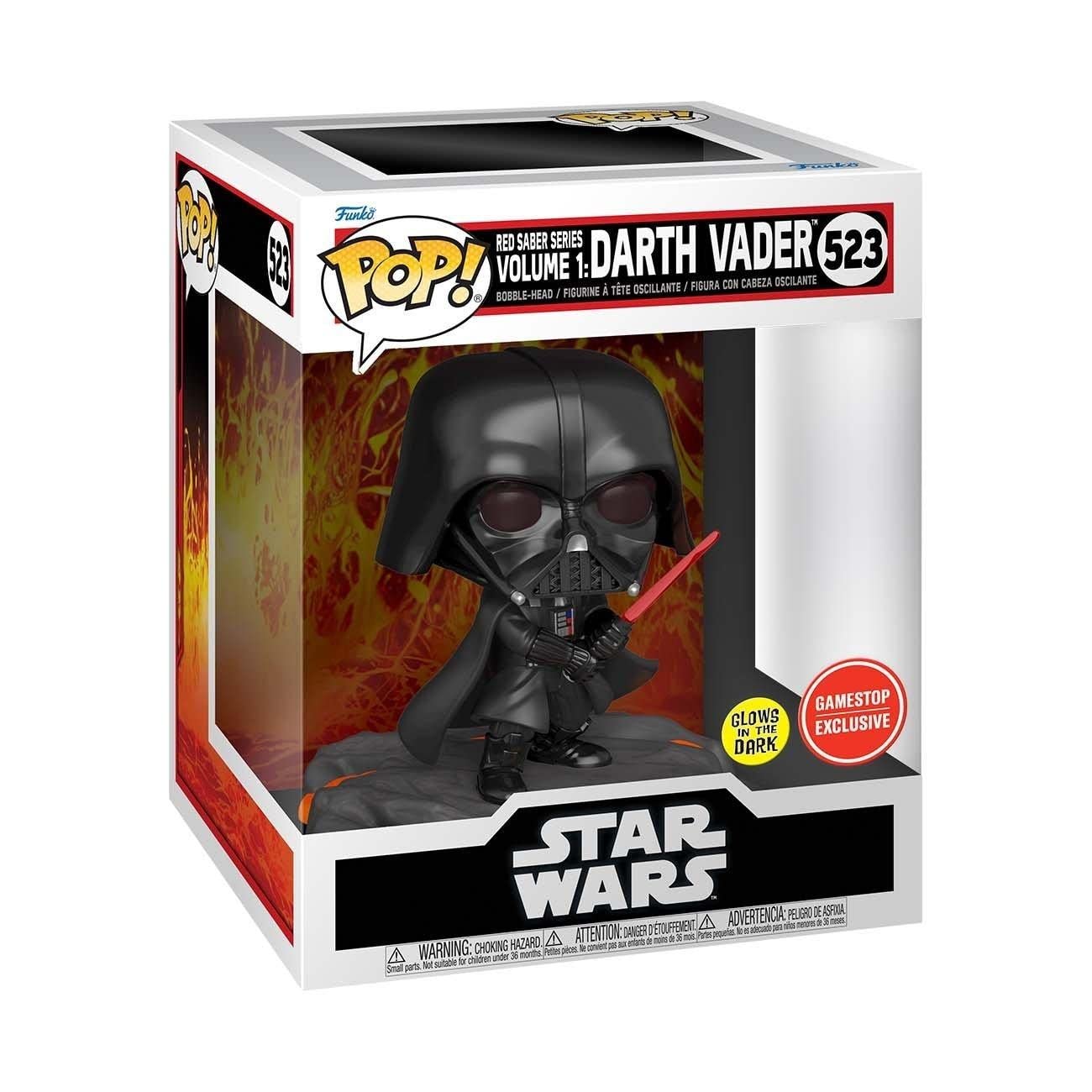 Funko POP! Star Wars - Red Saber Series Volume 1: Darth Vader #523 [Glows in the Dark] Exclusive