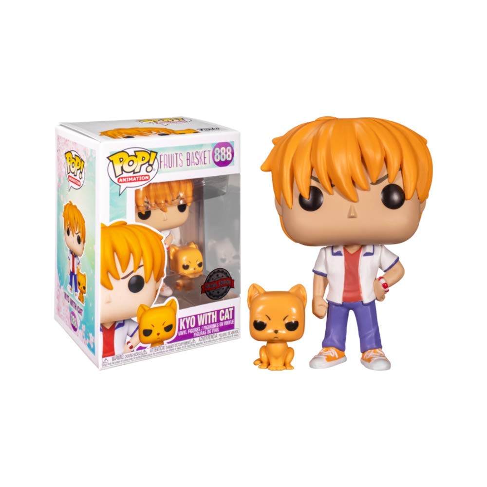 Funko POP! Animation Fruits Basket Kyo with Cat #888 Exclusive