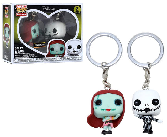 Funko Pocket POP! Keychain Disney Sally & Jack [2 Pack] Exclusive