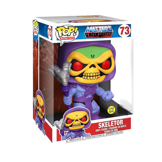 Funko POP! Retro Toys Masters of the Universe 10 Inch Skeletor #73 [Glows in the Dark] Exclusive