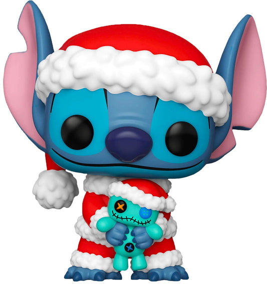 Funko POP! Disney Lilo & Stitch - Santa Stitch with Scrump #983 Exclusive