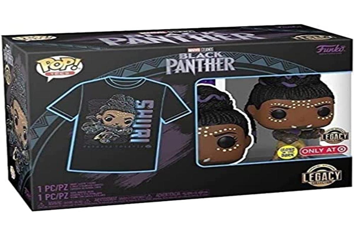 Funko POP & TEE Marvel Black Panther Shuri GITD Large Target Exclusive