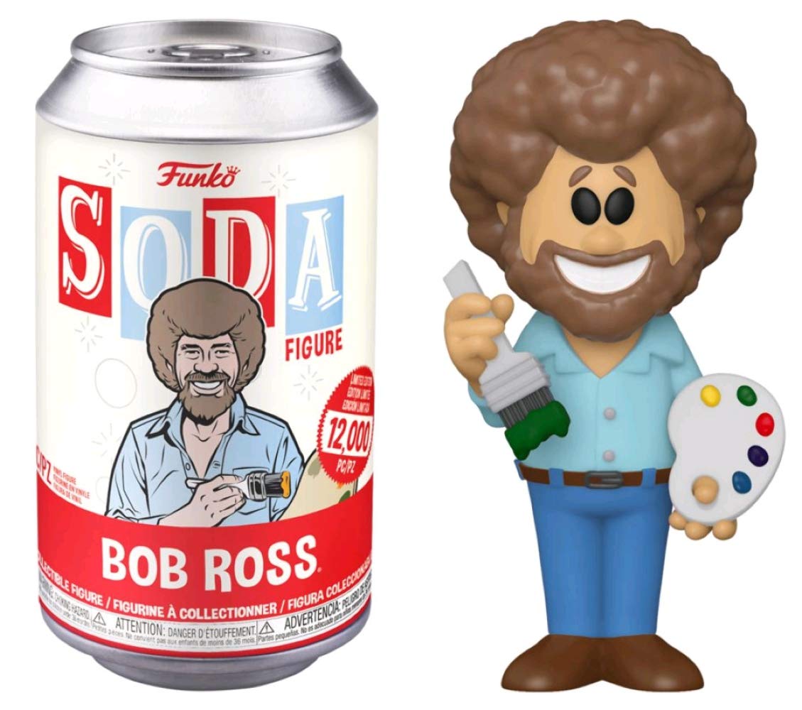 Funko Soda Bob Ross 4.25" Vinyl Figure in a Can