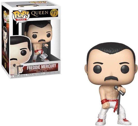 Funko POP! Rocks Queen Freddie Mercury Diamond Collection #97 Exclusive
