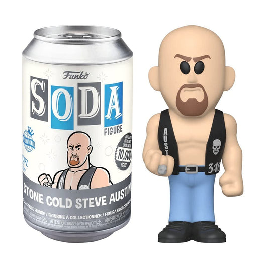 Funko Vinyl Soda: WWE Stone Cold Steve Austin Figure - Collectible Soda Can and Vinyl Toy