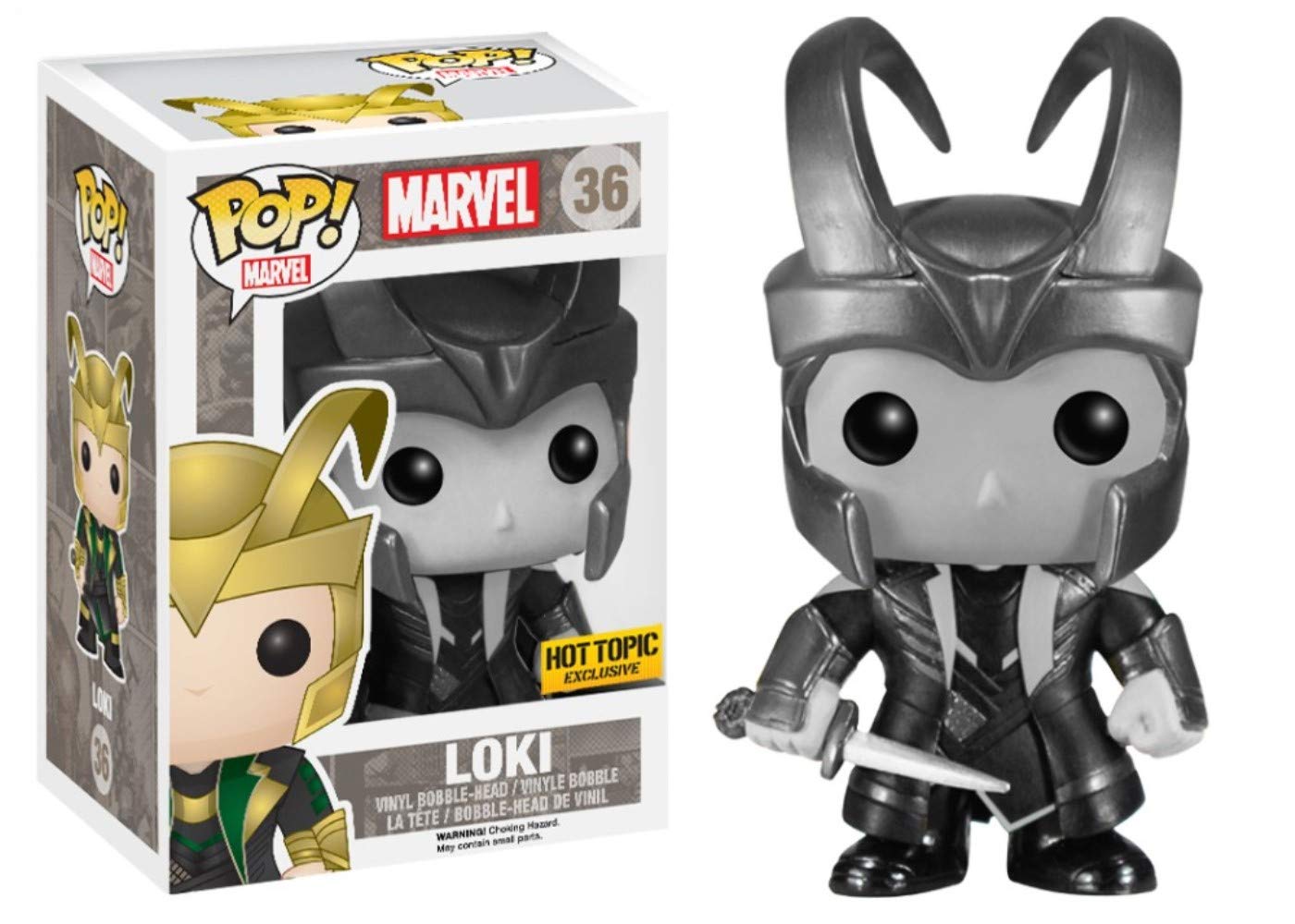 Funko POP! Marvel Loki #36 [Black & White] Exclusive