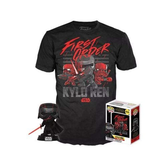 Funko POP! and Tee Kylo Ren Supreme Leader (Glow in the Dark) and Size [XL] First Order Kylo Ren Tee