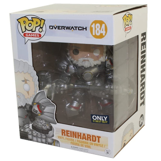 Funko POP! Games Overwatch 6 Inch Reinhardt #184 [No Mask] Best Buy Exclusive