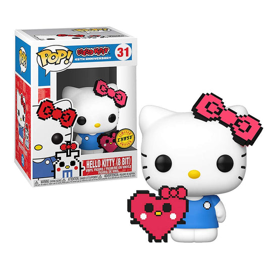 Funko POP! Sanrio 45th Anniversary CHASE Hello Kitty #31 [8-Bit] [Heart]