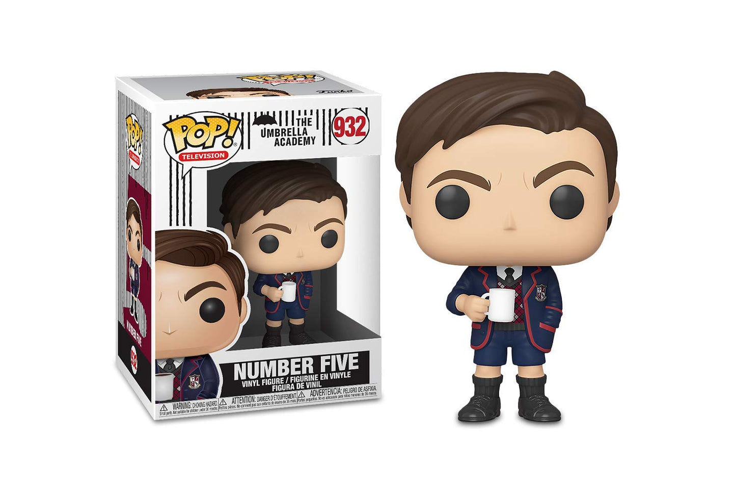 Funko POP! Television Umbrella Academy - Number Five #932 (Styles May Very)