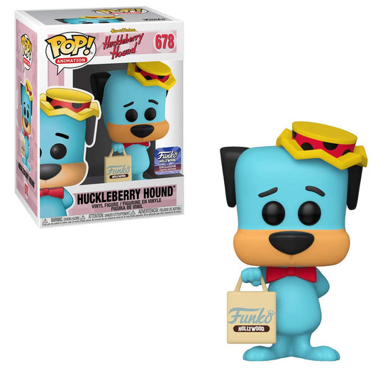 Funko POP! Animation Huckleberry Hound [with F. Hollywood Bag] #678, Fnko Hollywood Grand Opening Limited Edition Exclusive