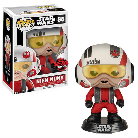 Funko POP! Star Wars Nien Nunb #88 [X-Wing Pilot] Exclusive
