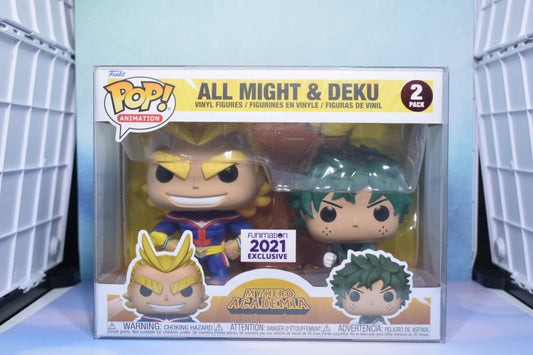 Funko POP! Animation My Hero Academia All Might & Deku 2 Pack Exclusive