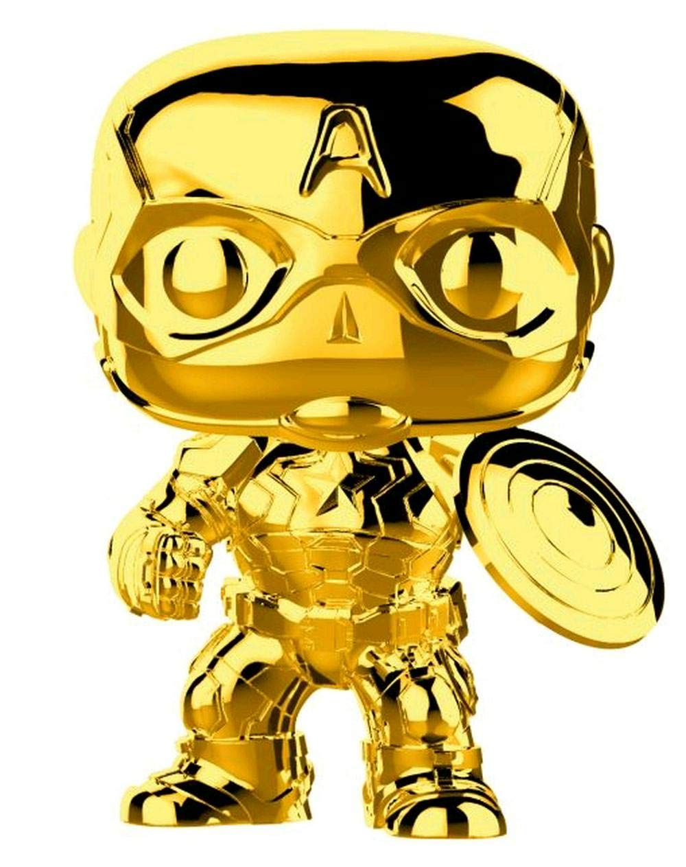 Funko POP! Marvel Marvel Studios 10 Captain America (Gold Chrome)