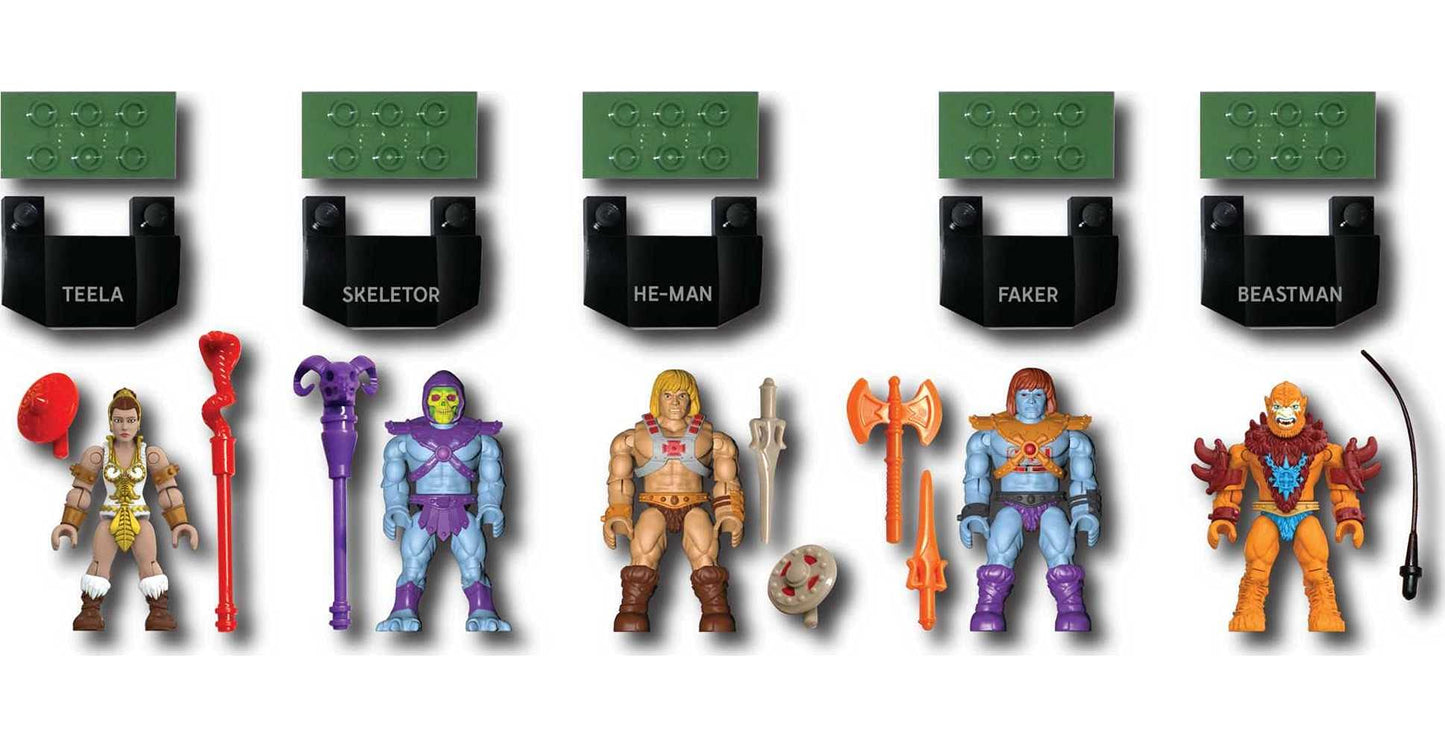 Mega Construx Heroes Battle For Eternia Collection Micro Action Figure Building Set