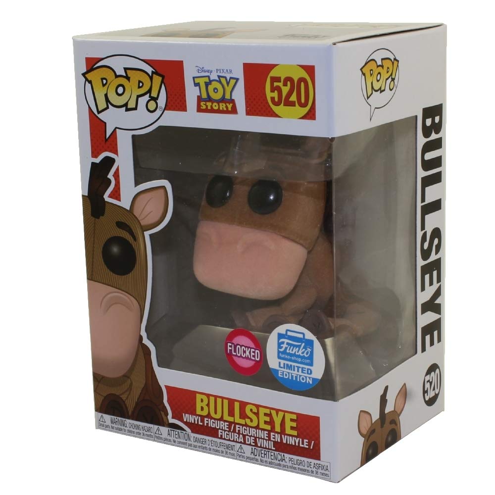 Funko POP! Disney Pixar Bullseye #520 [Flocked] Exclusive