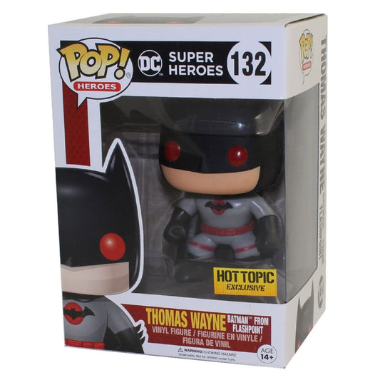 Funko POP! Heroes DC Super Heroes Thomas Wayne Batman From Flashpoint #132 Exclusive