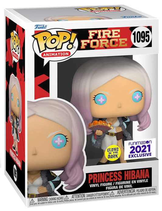 Funko Pop! Fire Force Princess Hibana Glow in The Dark Funimation 2022 Exclusive