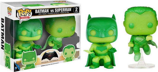 Funko POP! Batman Vs. Superman Glow In the Dark Exclusive 2 pack