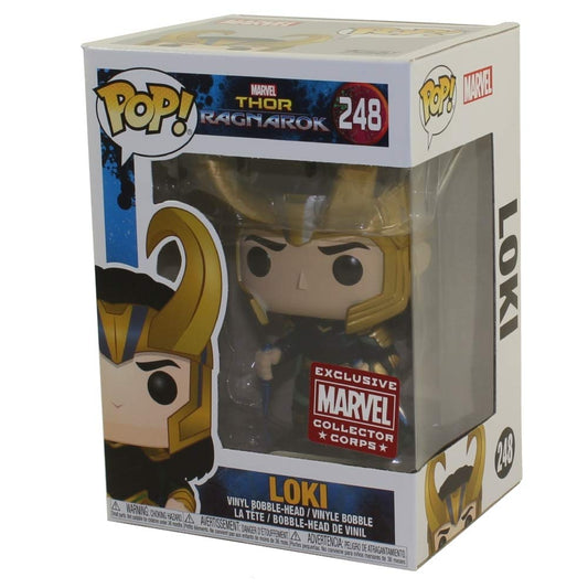 Funko POP! Marvel Thor Ragnarok Loki #248 Collector Corps Exclusive [POP! Protector]