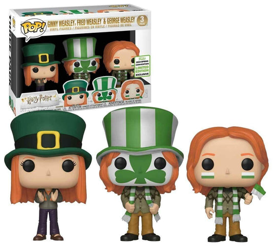 Funko POP! Ginny Weasley, Fred Weasley, & George Weasley 2019 ECCC Spring Convention Exclusive