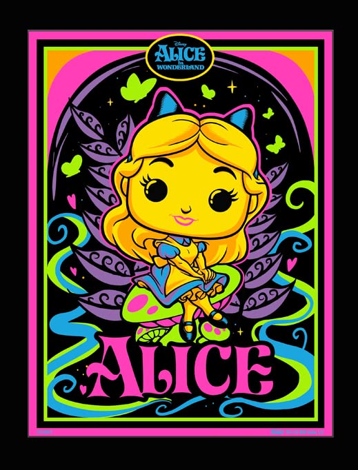 Funko Alice in Wonderland: Alice Black Light Poster