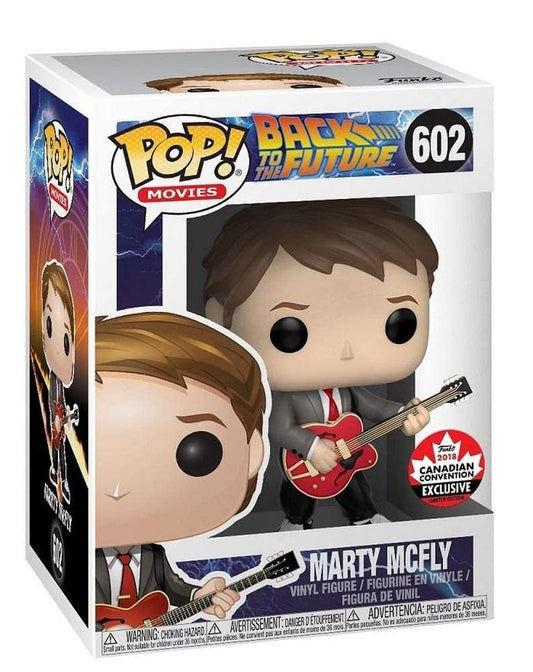 Funko POP! Back to the Future Marty McFly #602 [with Guitar] Exclusive