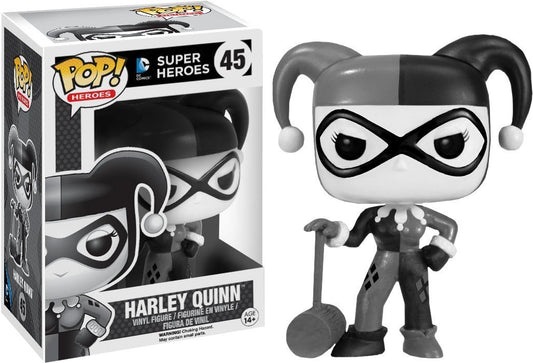 Funko POP! Heroes DC Super Heroes Harley Quinn #45 [Black & White] Exclusive