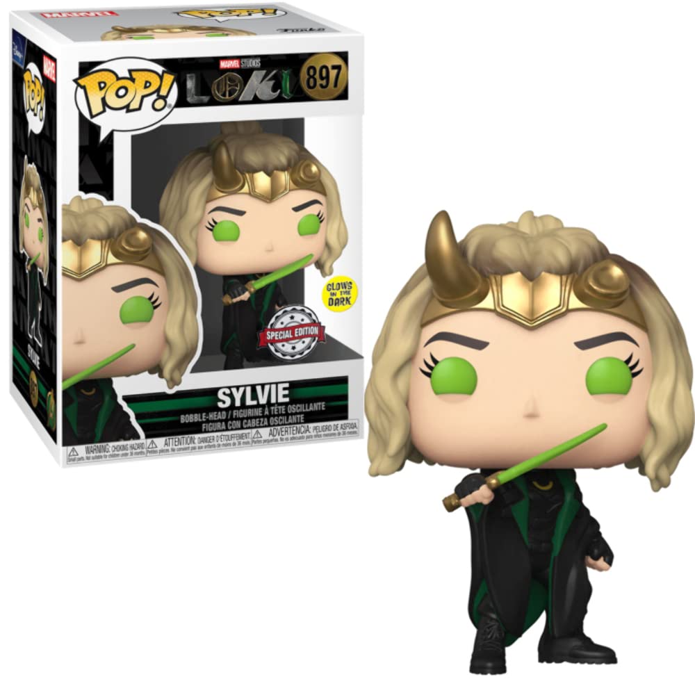 Funko POP! Marvel Studios Loki Sylvie #897 [Glows in the Dark] Exclusive