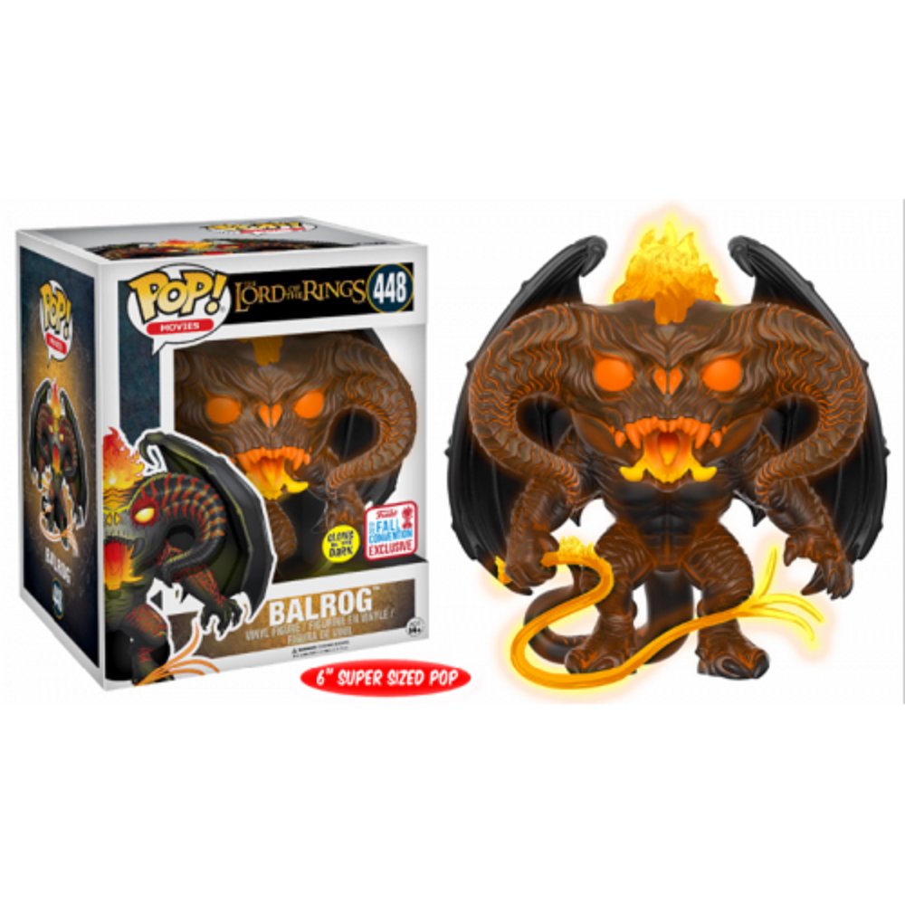 Funko POP! Movies Lord of the RIngs Balrog #448 [Glows In The Dark] Fall Convention Exclusive