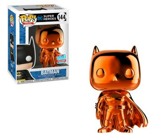 Funko POP! Heroes DC Super Heroes Batman #144 [Orange Chrome] Exclusive