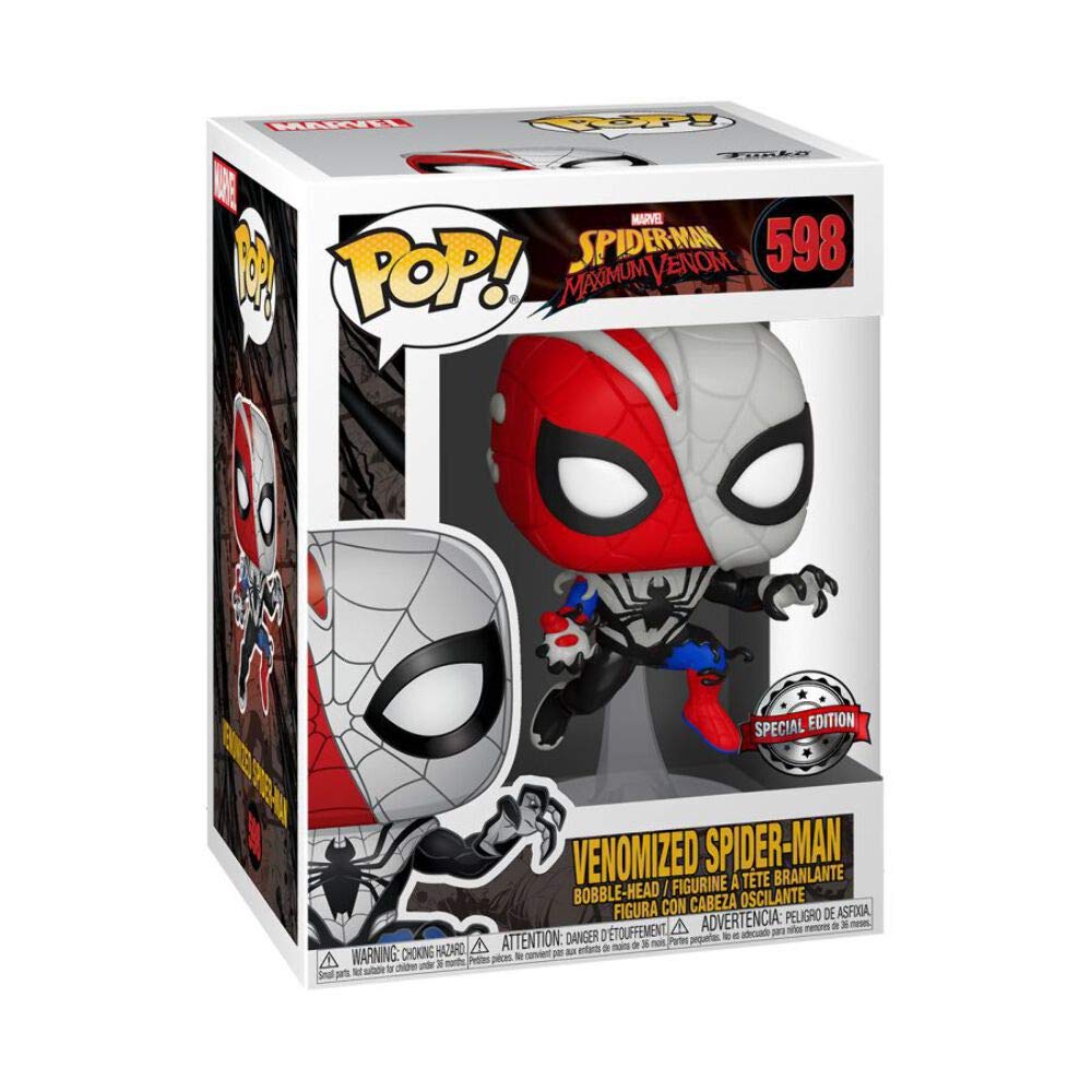 Funko POP! Marvel Spider-Man Maximum Venom - Venomized Spider-Man #598 Exclusive