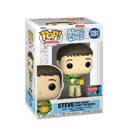 Funko POP! Television Blues Clues Steve with Handy Dandy Notebook #1281 Exclusive