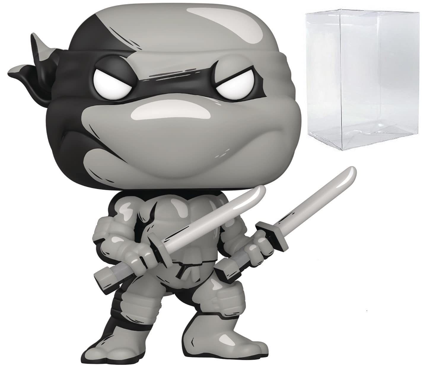 Funko POP! Comics CHASE Teenage Mutant Ninja Turtles Leonardo #32 [Black and White] Exclusive