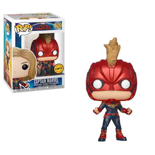 Funko POP! Marvel Captain Marvel - CHASE Captain Marvel [Masked] #425