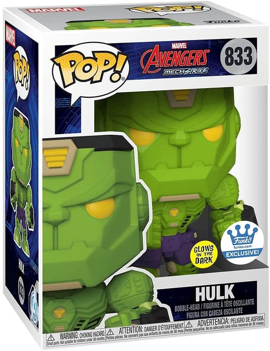 Funko POP! Marvel Avengers Mechstrike Hulk #833 [Glows in the Dark] Funko Shop Exclusive