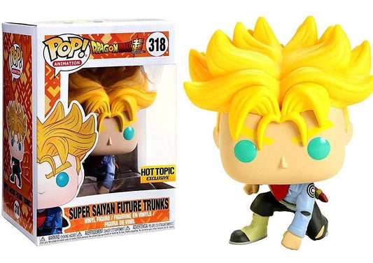 Funko POP! Animation Dragon Ball Z Super Saiyan Future Trunks (Hot Topic) Exclusive #318