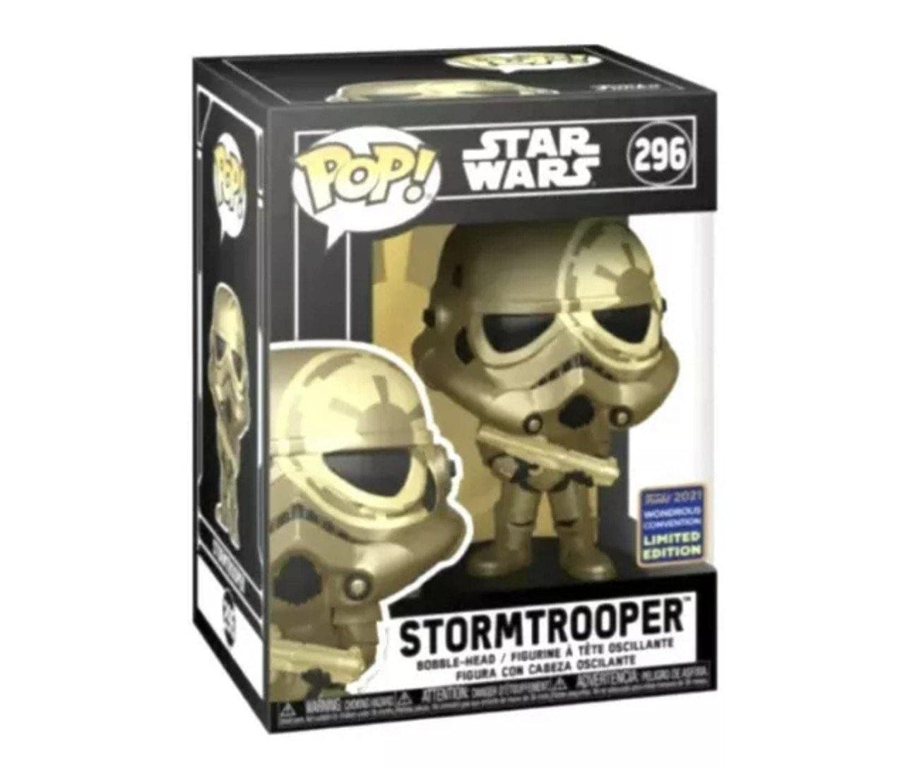 Funko POP! Star Wars Golden Stormtrooper #296 [POP! Protector]