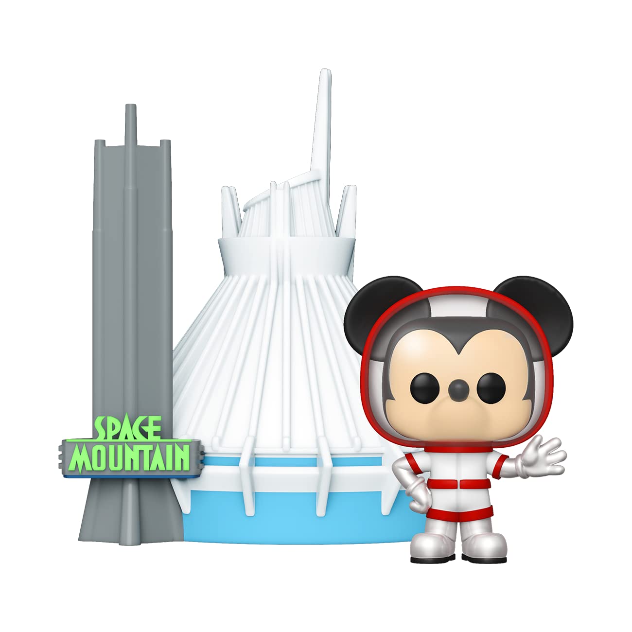 Funko POP! Town: Walt Disney World 50th - Space Mountain and Mickey Mouse #28 Exclusive