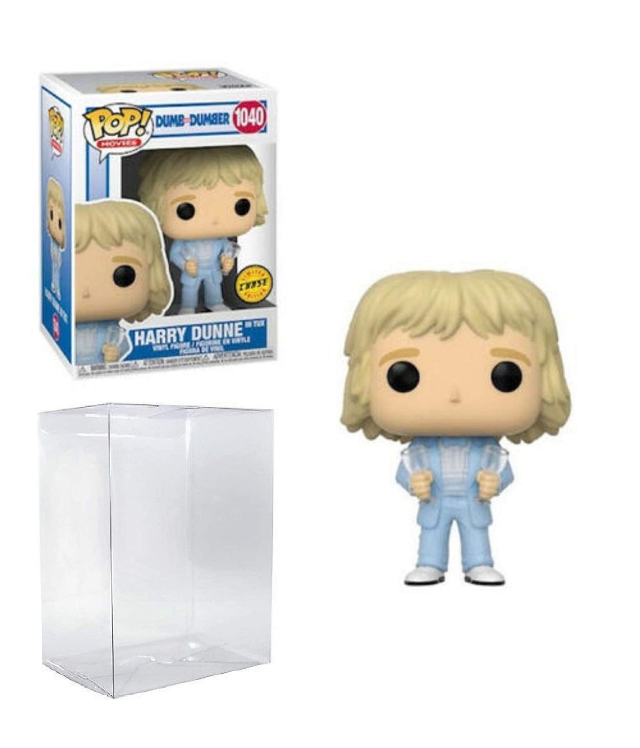 Funko POP! Movies Dumb and Dumber CHASE Harry Dunne in Tux #1040 [POP! Protector]