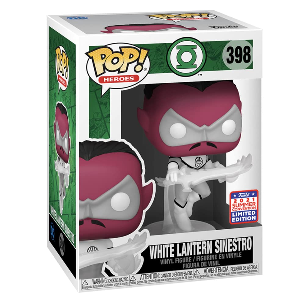 Funko POP! Heroes Green Lantern White Lantern Sinestro #398 Exclusive