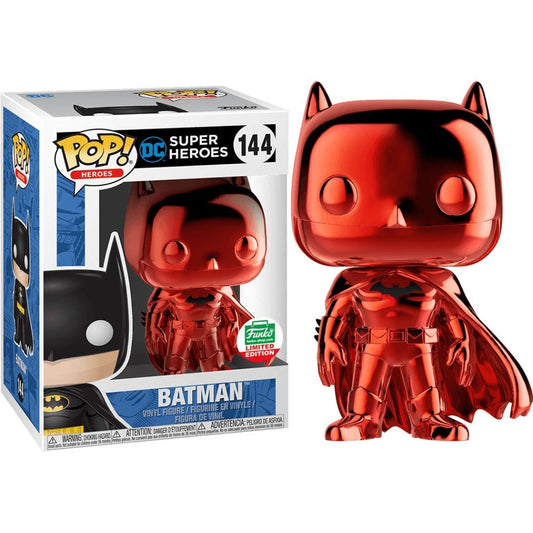 Funko POP! Heroes DC Batman #144 [Red Chrome] Exclusive