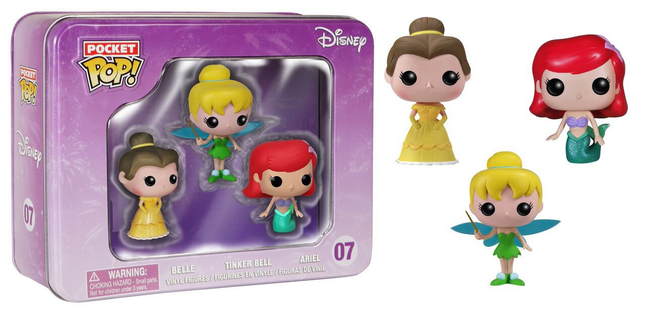 Funko Pocket POP! Disney Tin - Princesses - 3 Pack